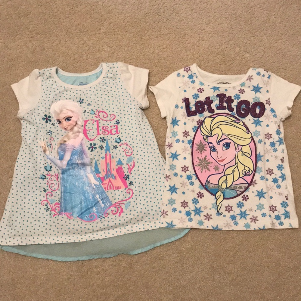 Bundle of 2 Disney Elsa Shirts